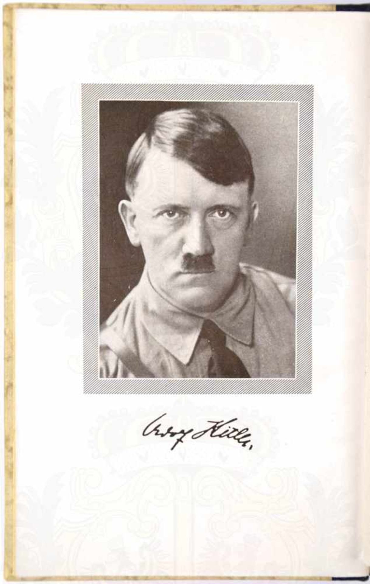 MEIN KAMPF, Adolf Hitler, Hochzeitsausgabe, 360. Tsd., Eher Verlag, München 1938, 781 S., - Bild 3 aus 4