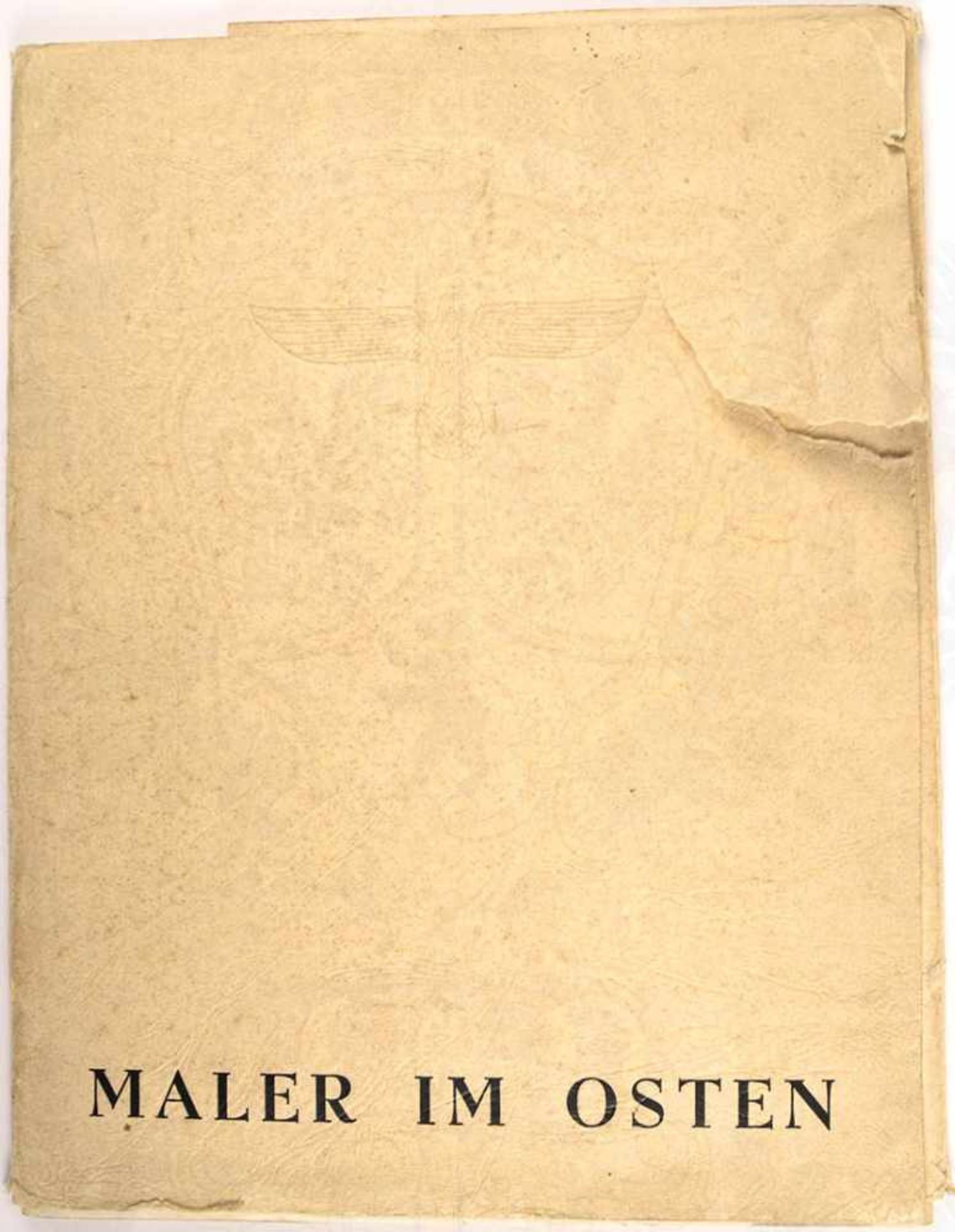MALER IM OSTEN, PK-Mappe Nr. 4. d. Reihe „Kampf ums Reich“, Hrsg. PK d. Armee Busch, um 1942, m. 20,