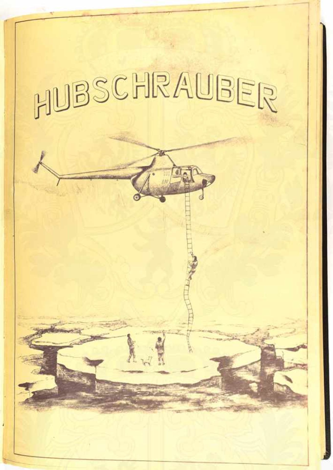 HUSCHRAUBER-THEORIE, Manuskriptdruck um 1955, n. d. Werken d. Russischen Flugpioniere u. - Bild 2 aus 2