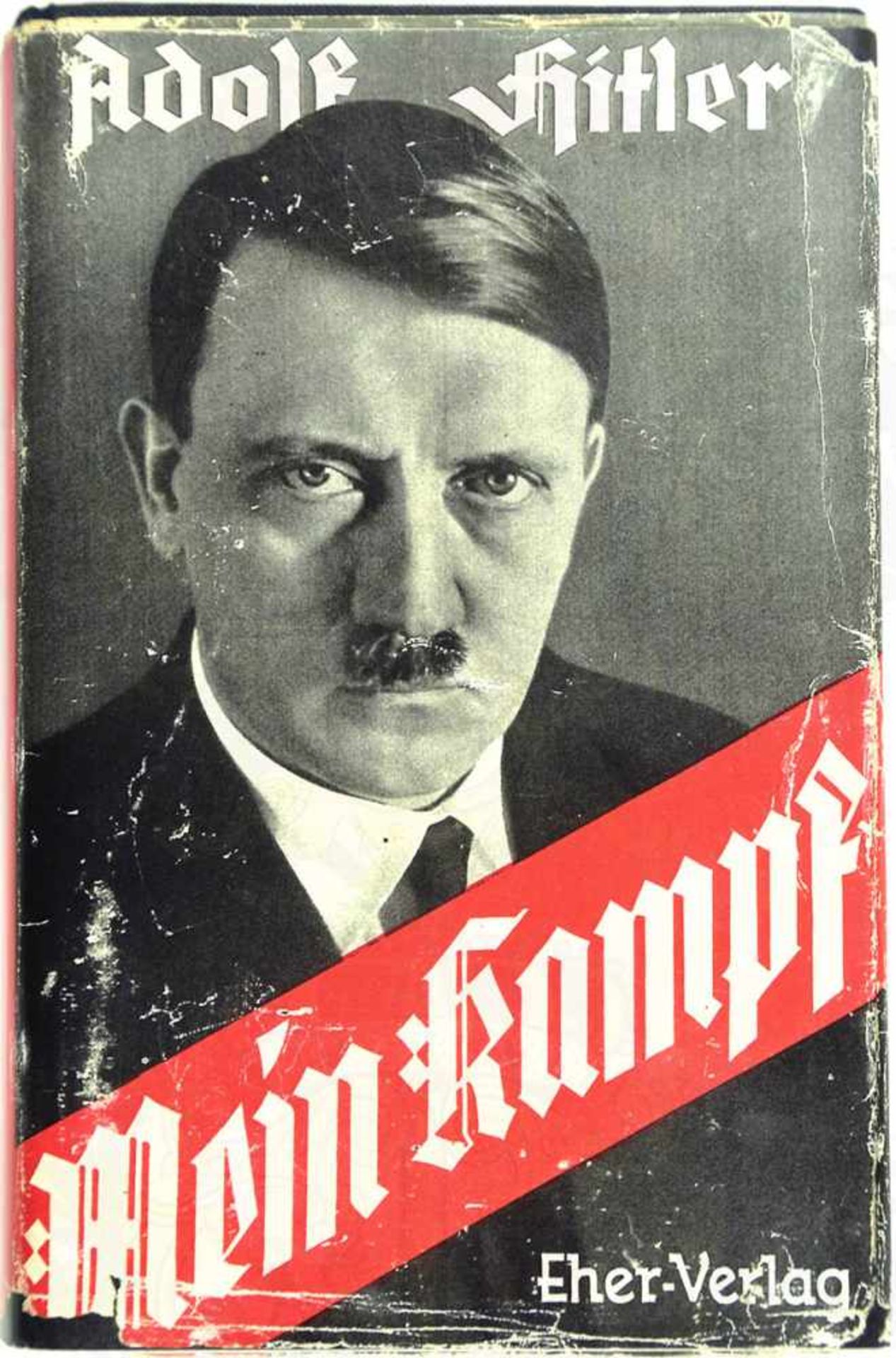 MEIN KAMPF, A. Hitler, Volksausgabe, Franz Eher Verlag, München 1942, 781 S., 1 Porträtbild,