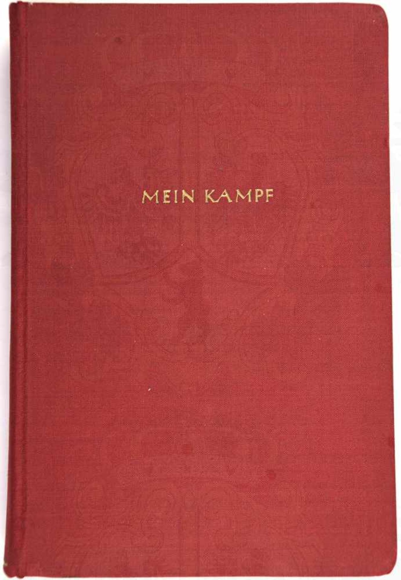 MEIN KAMPF, Dünndruckausgabe, Adolf Hitler, 5. Aufl., Eher-Verlag, München 1940, 781 S., 1 Portrait,