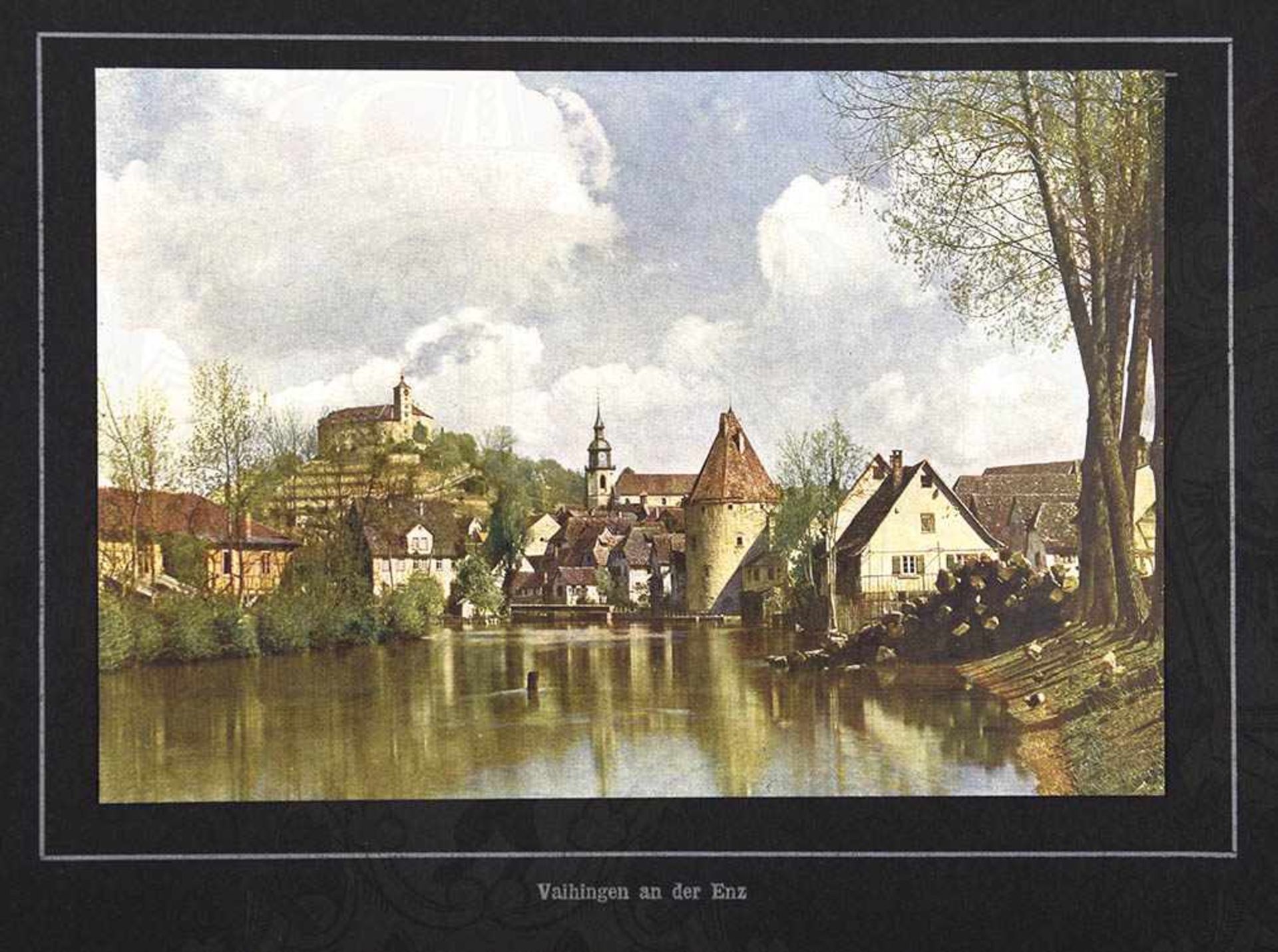 KONVOLUT: „Das Buch von der Königin Luise“, 1884; Mappe „Das Schwabenland in Farbenphotographie“, - Bild 3 aus 6