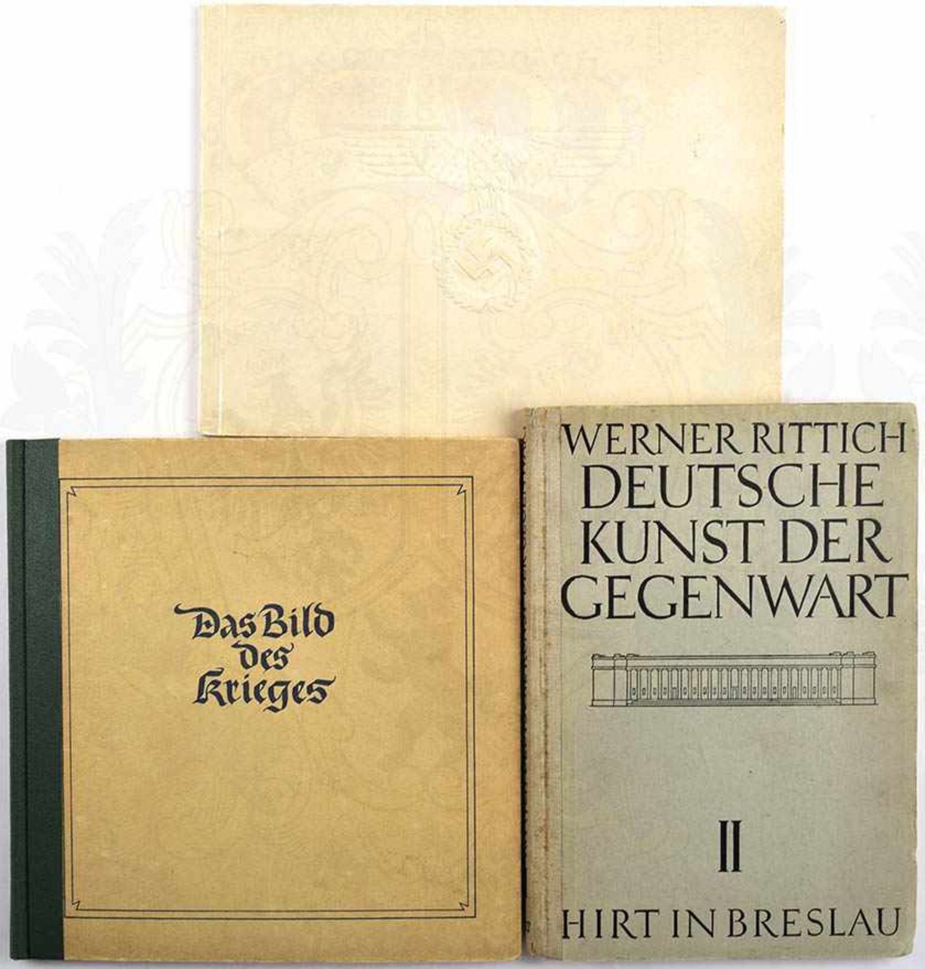 3 TITEL, „Das Bild des Krieges“, 1942, 108 S., mit zahlr. teils farbigen Abb., nach Zeichnungen u.