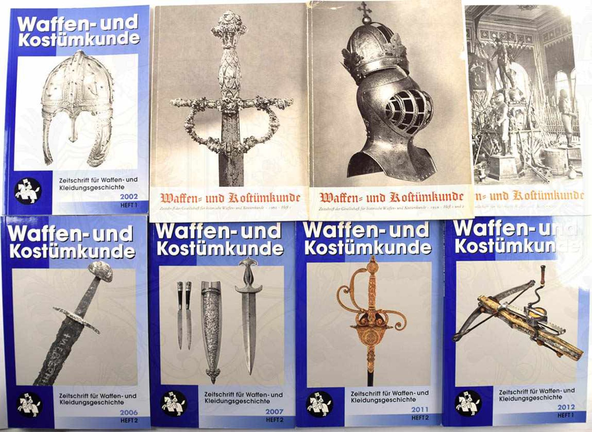 LOT WAFFEN- UND KOSTÜMKUNDE, „Zeitschrift d. Gesellschaft f. historische W.- u. K.-Kunde, 58 kpl.