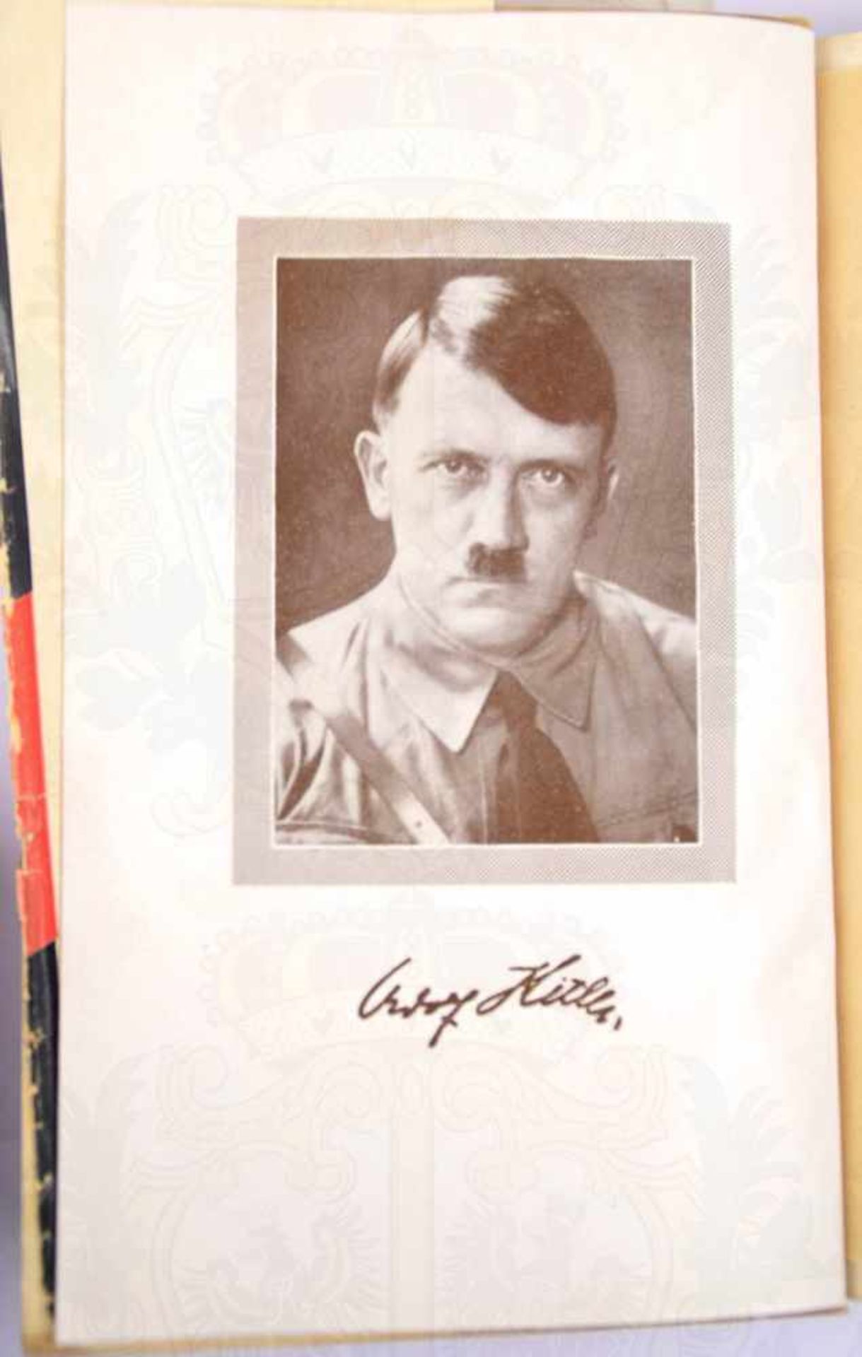 MEIN KAMPF, Adolf Hitler, Ausgabe in 2 Bänden, 23. Auflage, Eher-Verlag, München 1933, zus. 781 - Bild 2 aus 3
