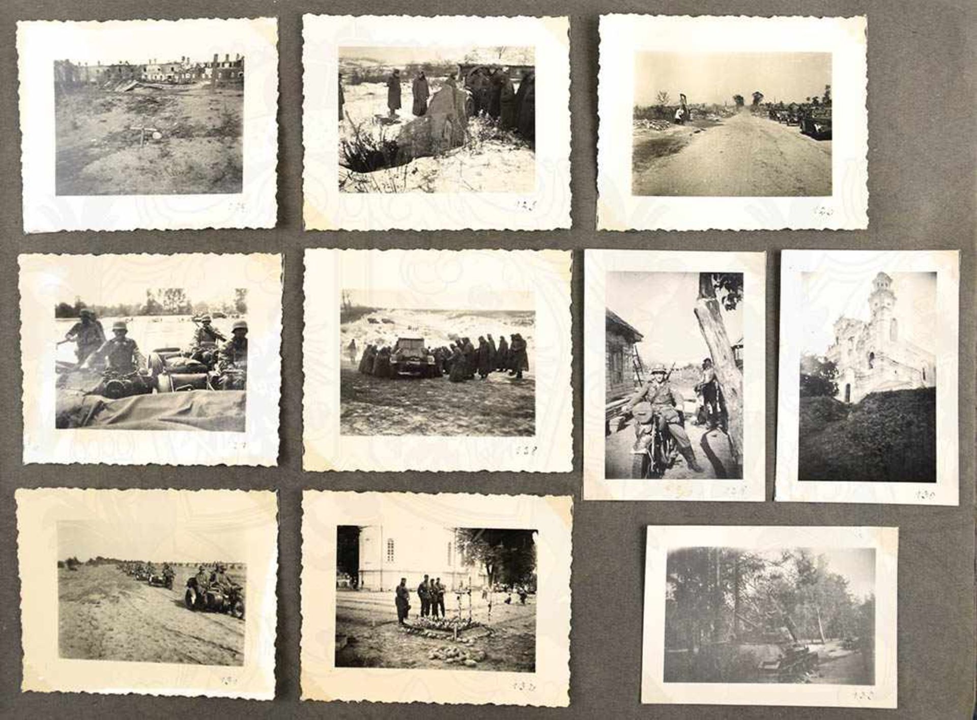 FOTOALBUM EINES GEFREITEN des Schützen-Ers.-Bataillons 10 u. e. Panzerjäger-Abt., 1939-1942, mit 267 - Bild 6 aus 9