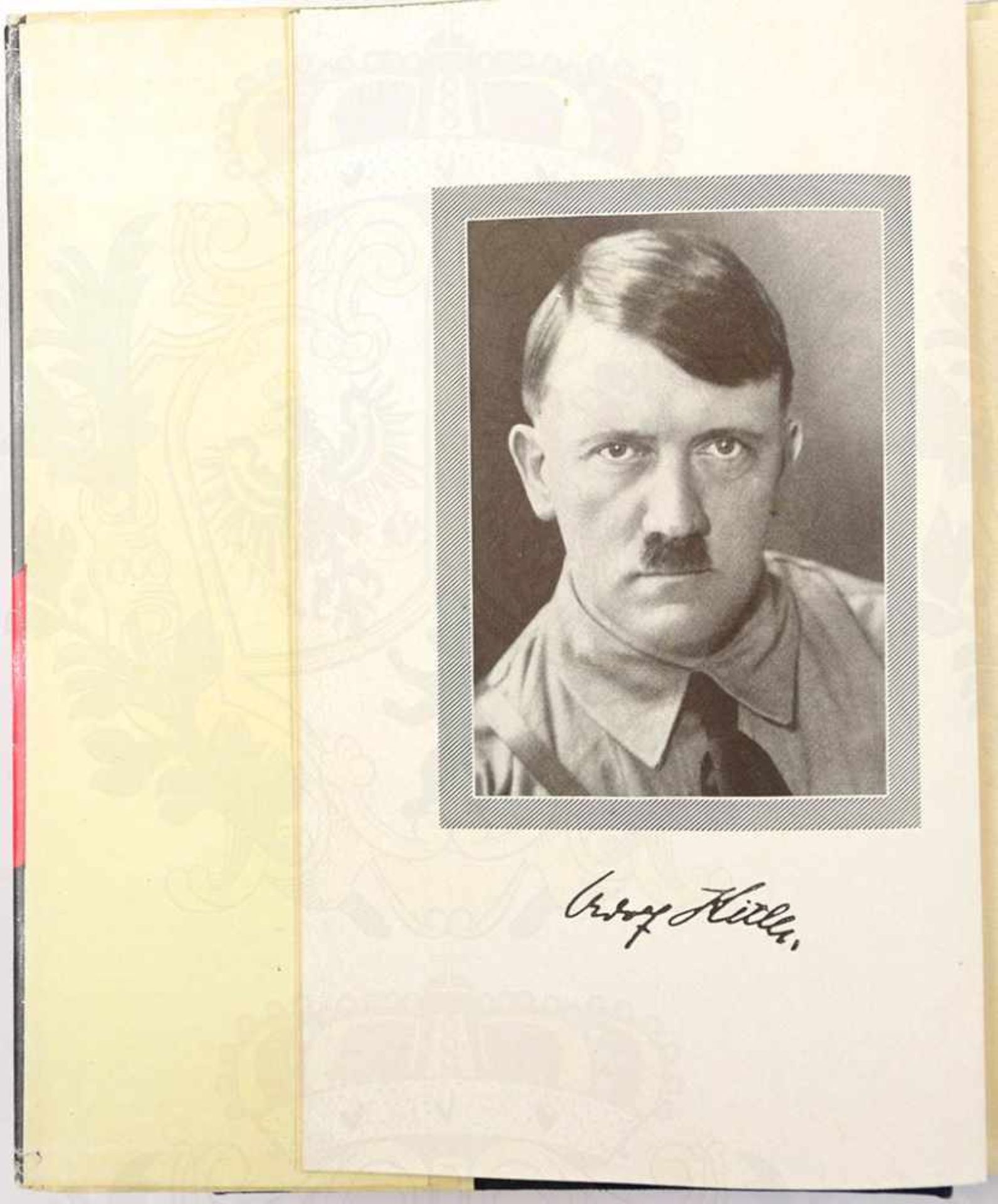 MEIN KAMPF, A. Hitler, Volksausgabe, Franz Eher Verlag, München 1942, 781 S., 1 Porträtbild, - Bild 2 aus 3