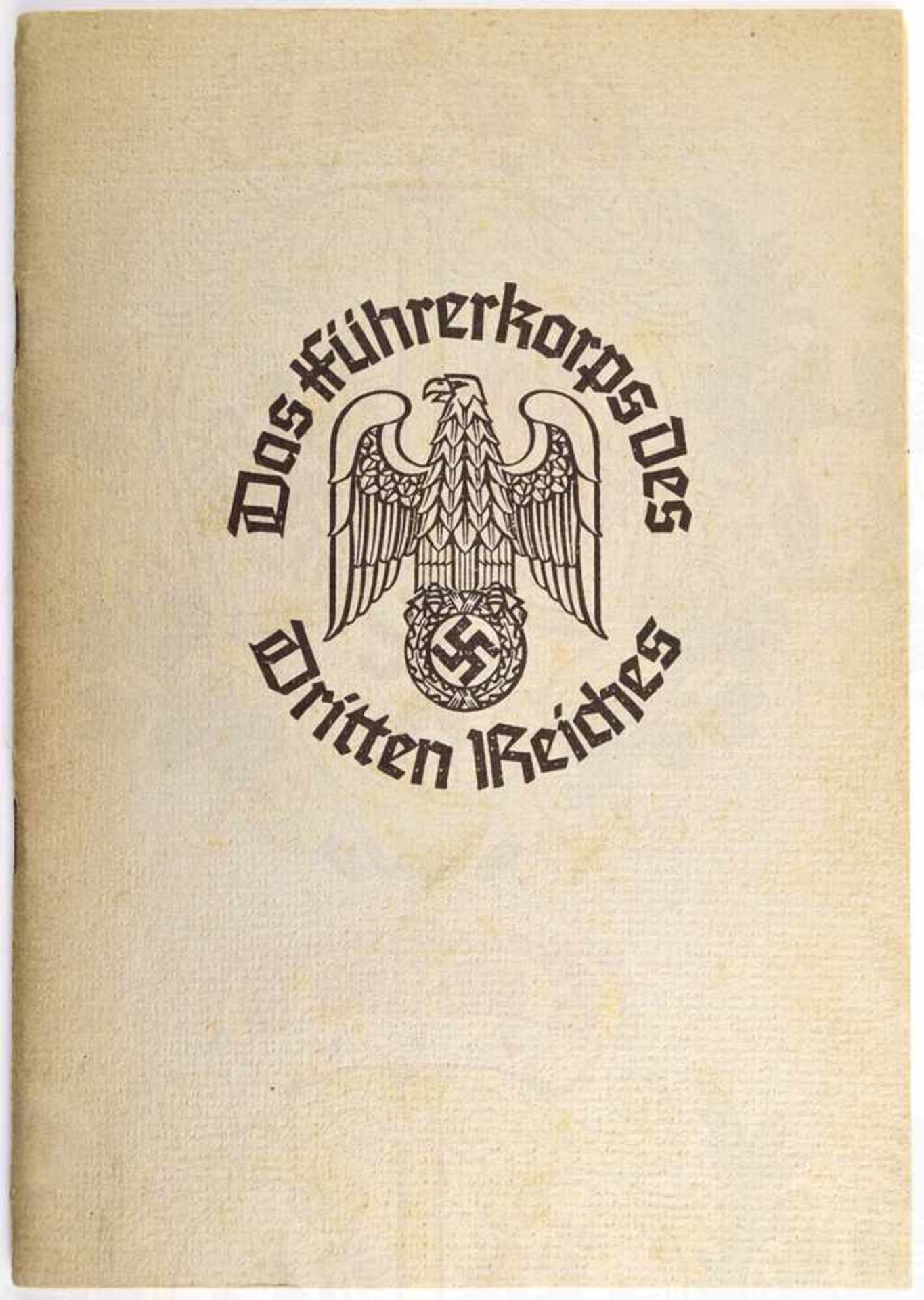 DAS FÜHRERKORPS DES 3. REICHES, Niedersächsische Tageszeitung 1937, kpl. m. 64 Bildern u. 2 größeren
