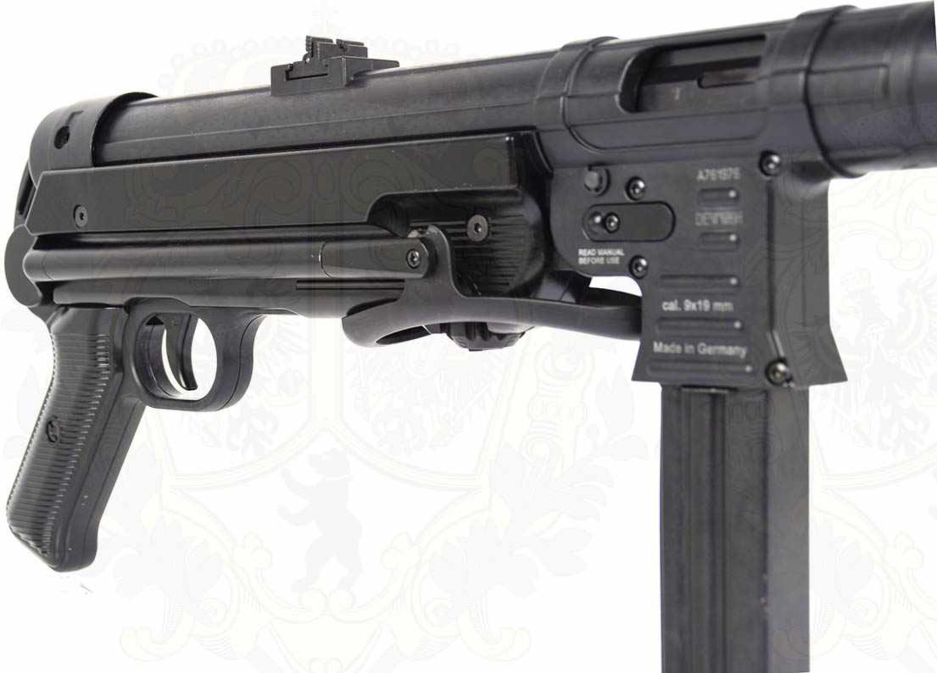 SELBSLADEBÜCHSE GSG MP 40, Kaliber 9x19mm, Hersteller GSG Made in Germany, Serien-Nr. A 761976, - Image 12 of 12