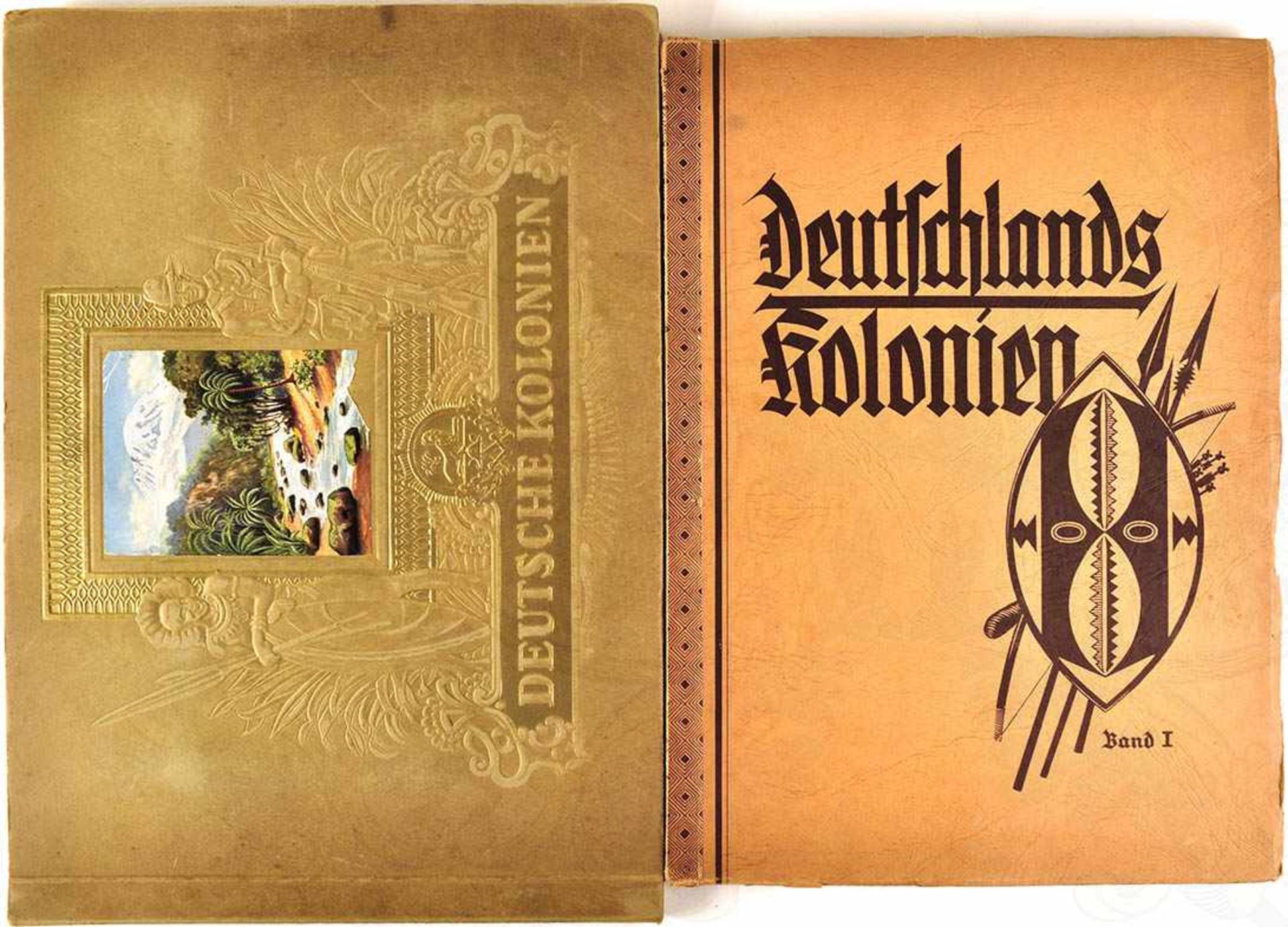 2 TITEL: „Deutschlands Kolonien“, Bd. 1, Berlin 1936, 100 Bilder; „Deutsche Kolonien“, Dresden 1936,