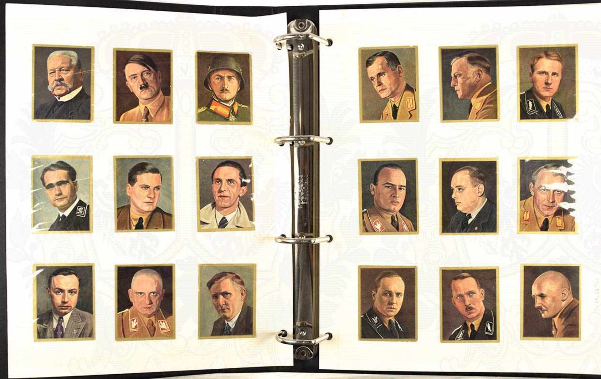 149 EINZELBILDER, meist „Wer führt das 3. Reich“, tls. „Männer im 3. Reich“, Brinkmann 1934, im