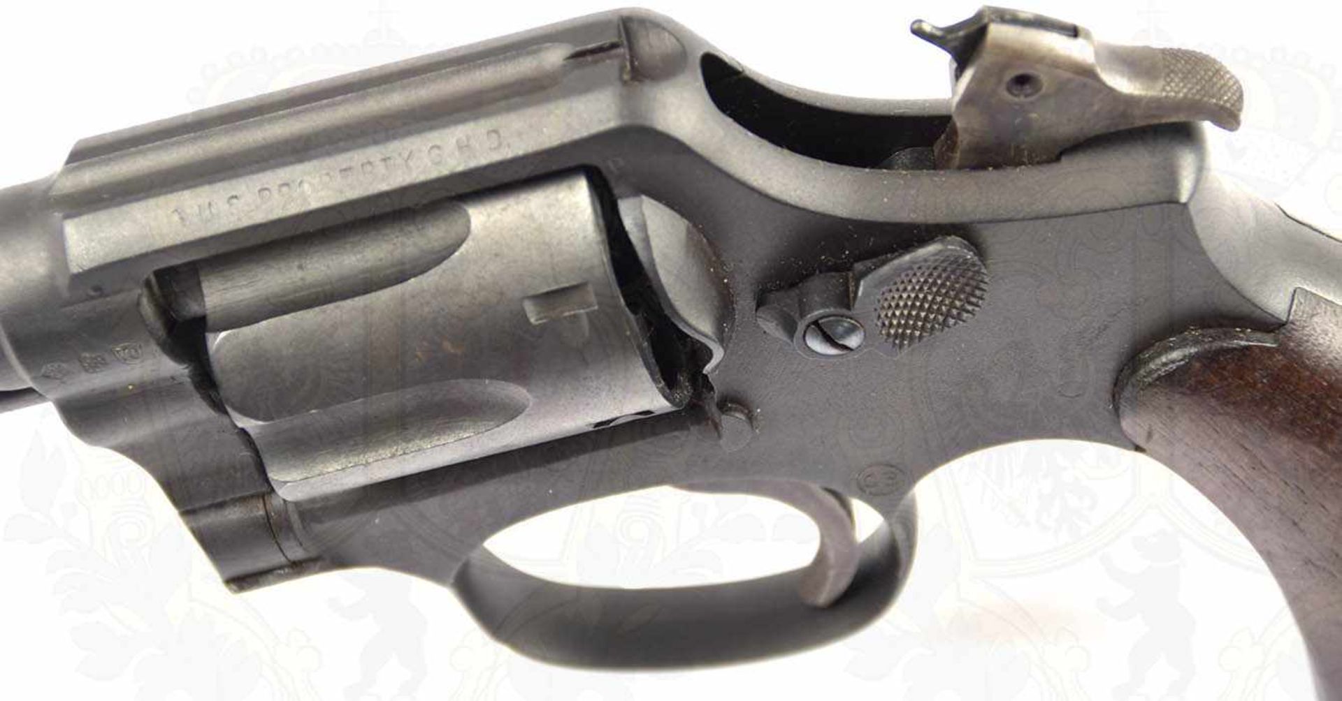 REVOLVER SMITH & WESSON, Kal. 38 special, Herst. „S.&W. Springfield Mass. USA“, Serien-Nr. 726489, - Bild 6 aus 14