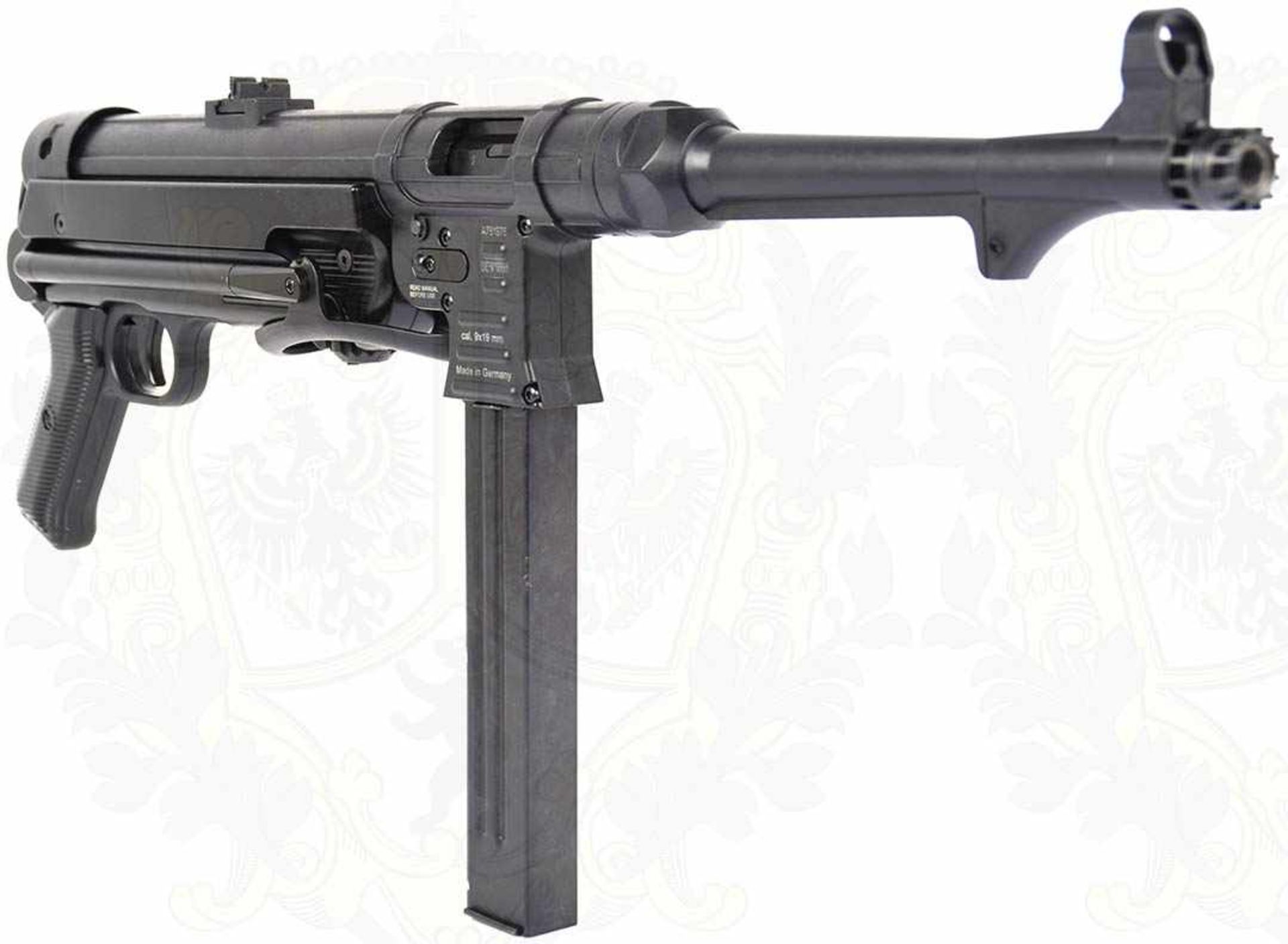 SELBSLADEBÜCHSE GSG MP 40, Kaliber 9x19mm, Hersteller GSG Made in Germany, Serien-Nr. A 761976, - Image 11 of 12