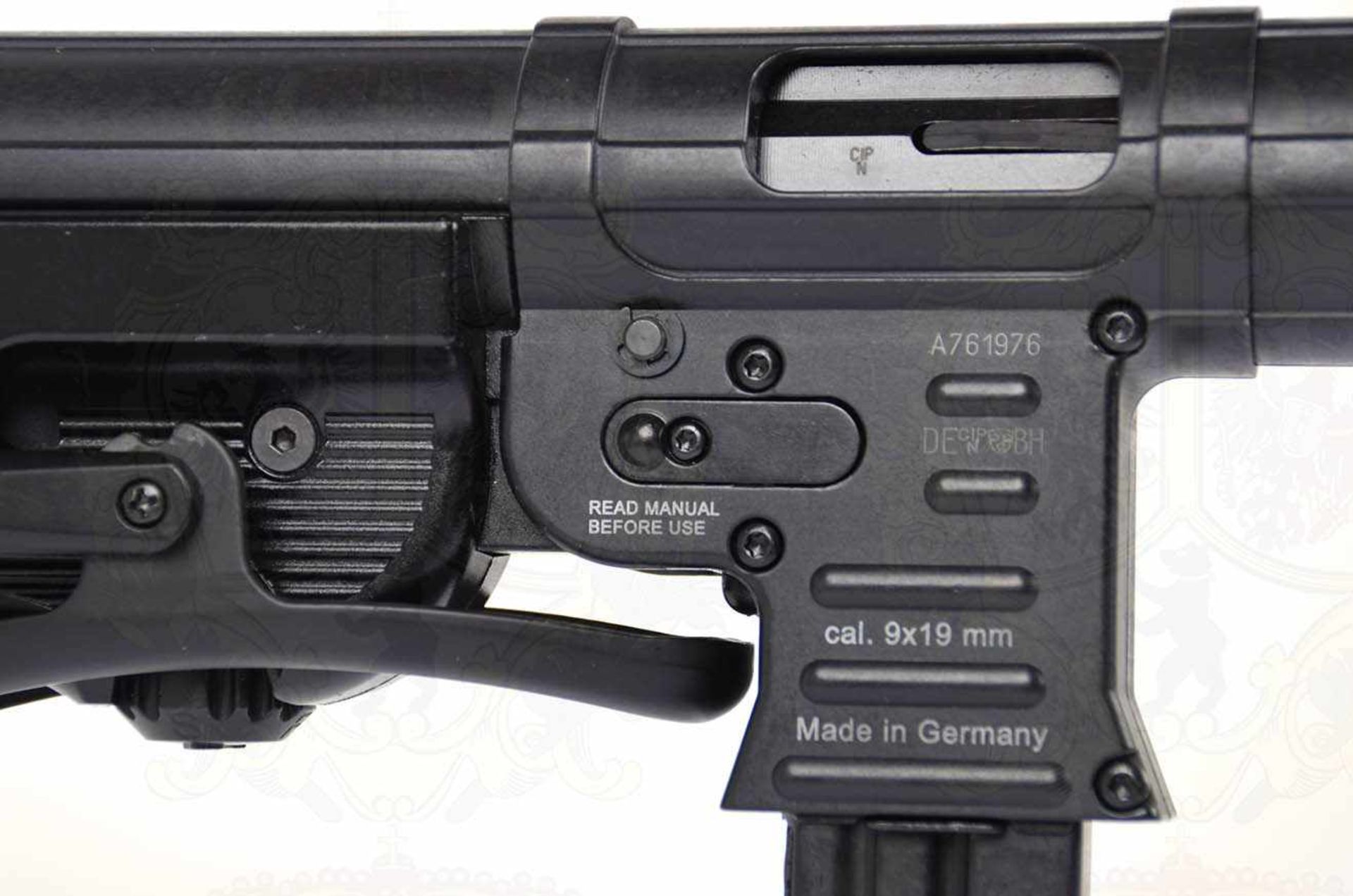 SELBSLADEBÜCHSE GSG MP 40, Kaliber 9x19mm, Hersteller GSG Made in Germany, Serien-Nr. A 761976, - Image 2 of 12