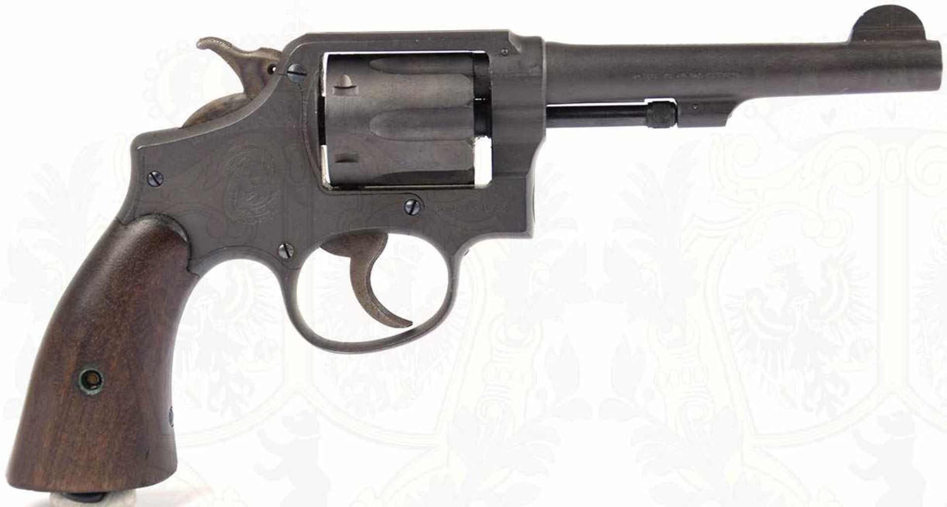 REVOLVER SMITH & WESSON, Kal. 38 special, Herst. „S.&W. Springfield Mass. USA“, Serien-Nr. 726489, - Bild 2 aus 14