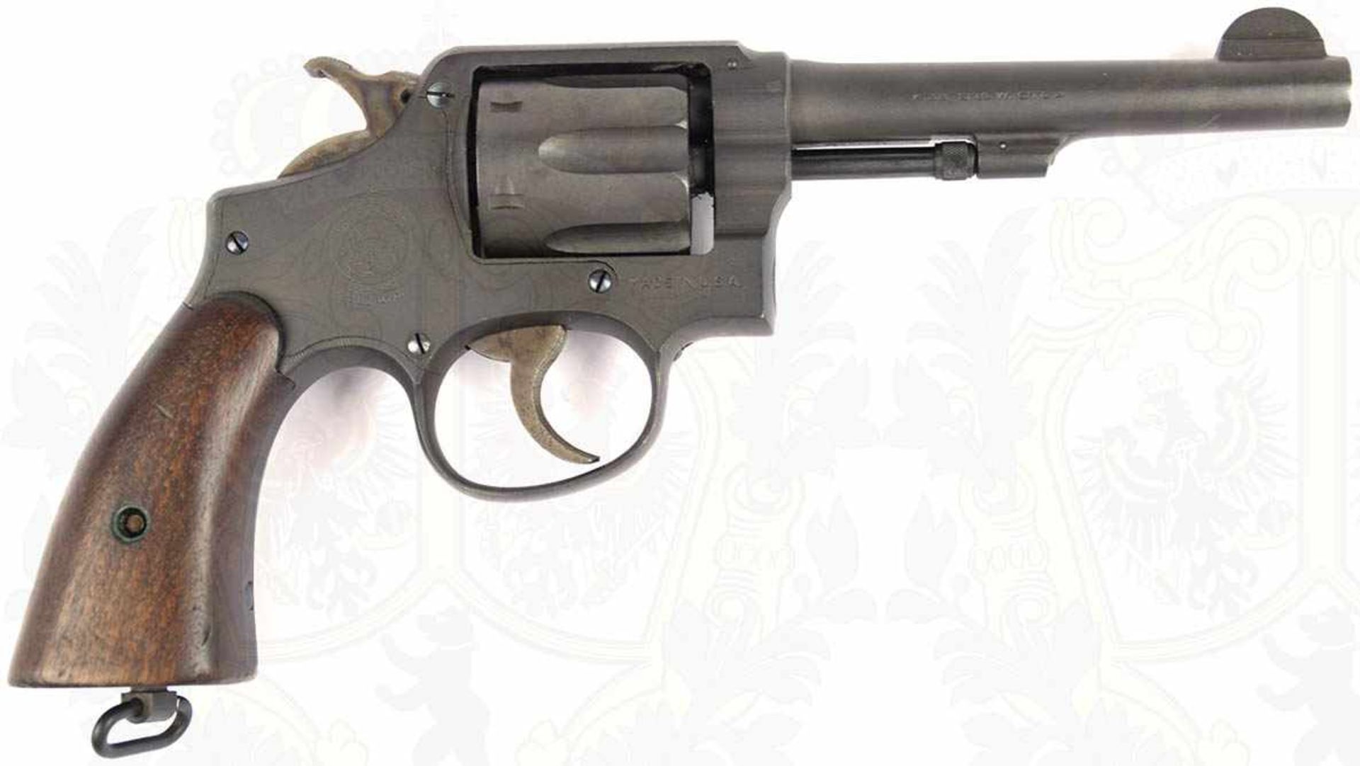 REVOLVER SMITH & WESSON, Kal. 38 special, Herst. „S.&W. Springfield Mass. USA“, Serien-Nr. 726489, - Bild 3 aus 14