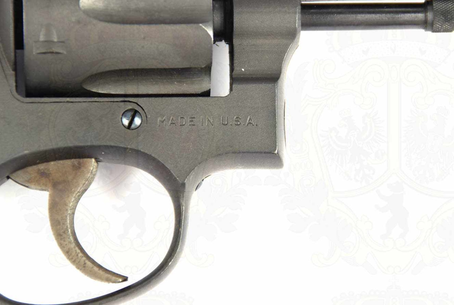 REVOLVER SMITH & WESSON, Kal. 38 special, Herst. „S.&W. Springfield Mass. USA“, Serien-Nr. 726489, - Bild 4 aus 14