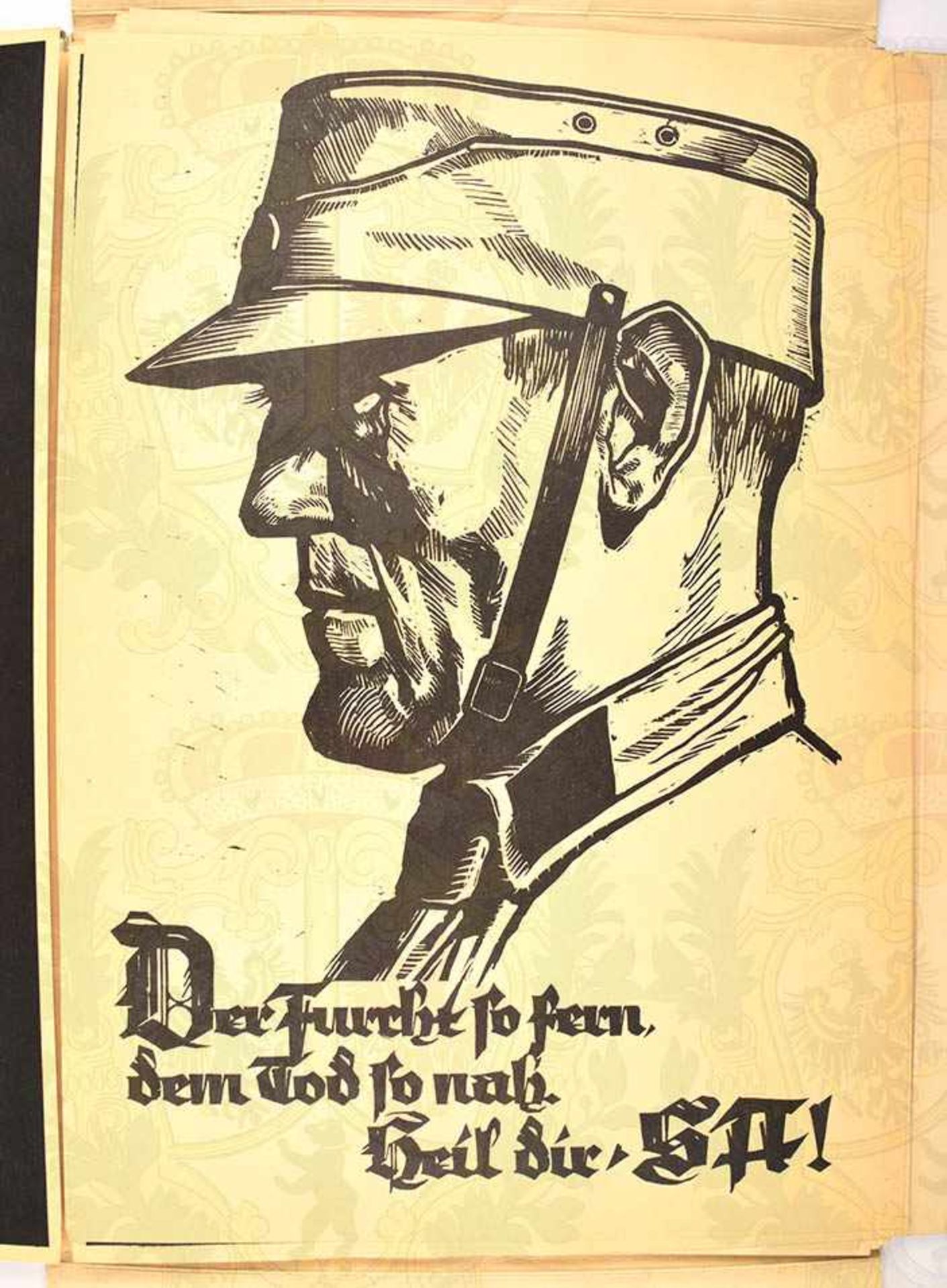 CHRONIK DES 3. REICHES, großf. Erinnerungsmappe d. Gau Essen 1934, m. Portraits nach - Bild 2 aus 4