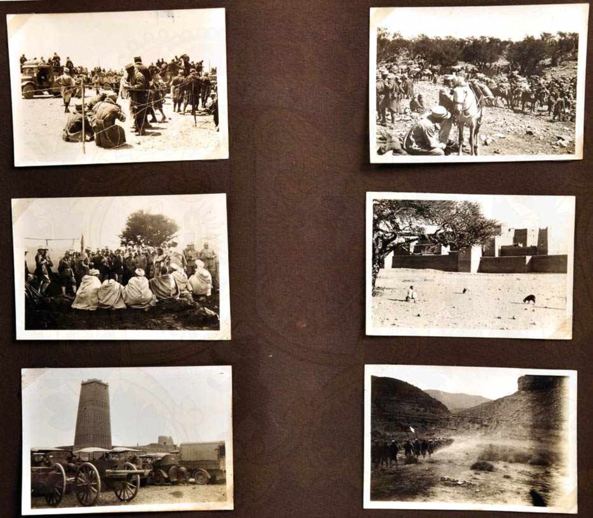 FOTOALBUM EINES FREMDENLEGIONÄRS, verm. deutscher Abstammung, stationiert in Ouarzazate (Marokko), - Bild 3 aus 4