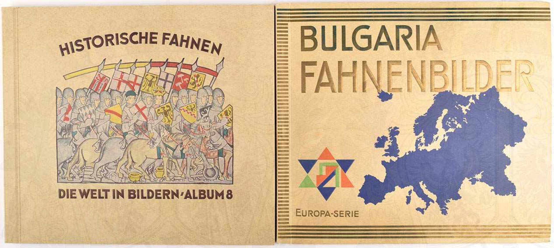 2 TITEL: „Historische Fahnen“, Die Welt in Bildern, Album 8; „Bulgaria Fahnenbilder Europa“, ges.