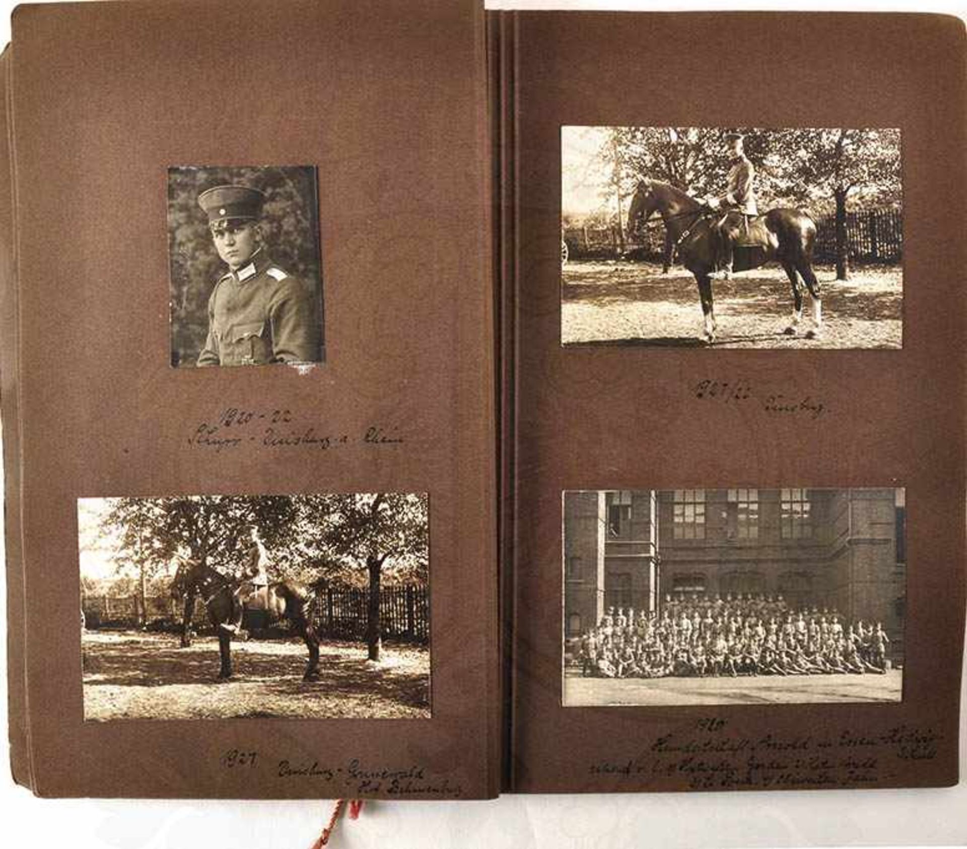 2 FOTOALBEN EINES LEUTNANTS, über 100 Fotos v. 1914-1923, 2. Garde-Fußart. Rgt., im WK FAR Nr. 85, - Bild 3 aus 4