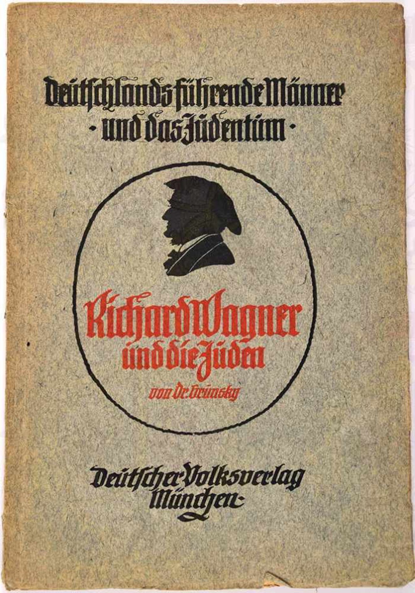 RICHARD WAGNER UND DIE JUDEN, „Deutschlands führende Männer und das Judentum“, Deutscher