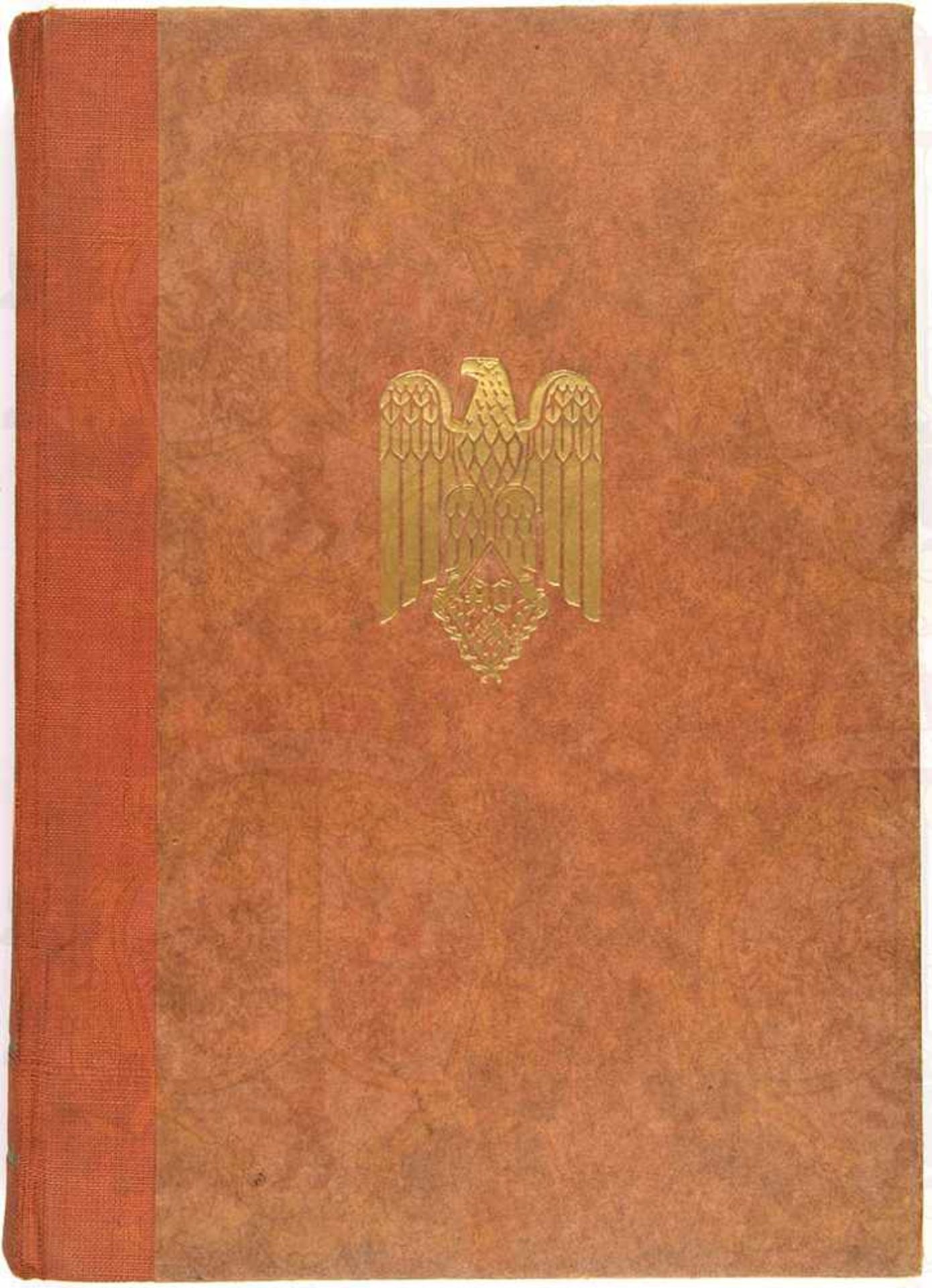 JAHRBUCH DER AUSLANDS-ORGANISATION DER NSDAP, „f. d. Seeschiffahrt 1942“, zahlr. Fotos, 448 S., - Bild 2 aus 3