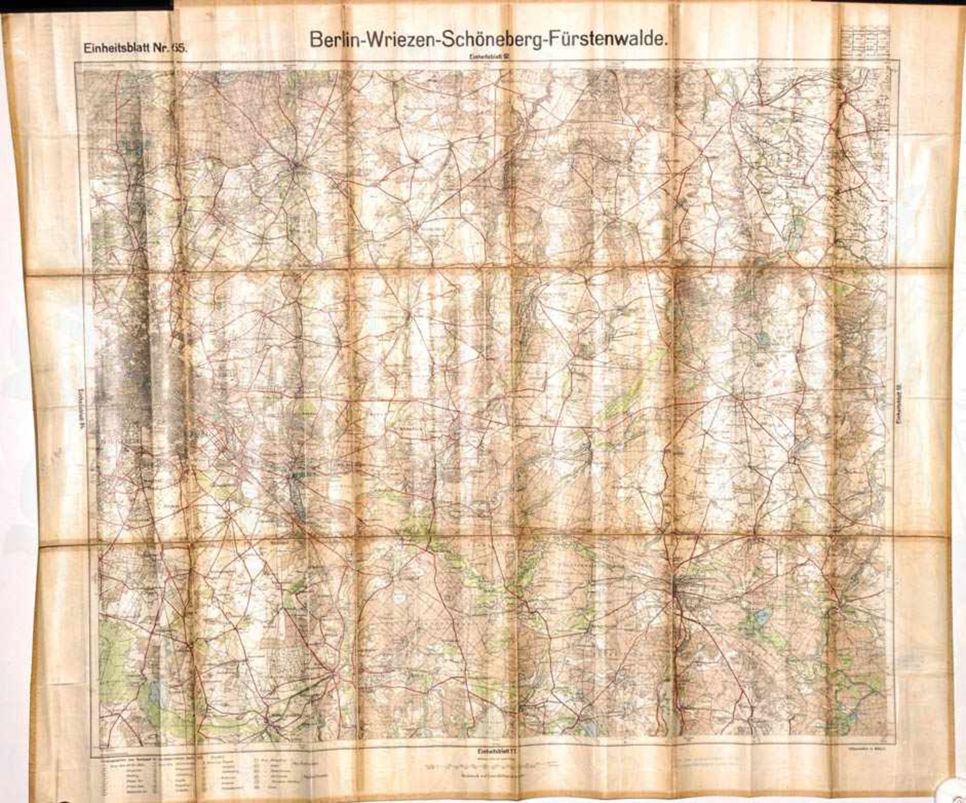 GEA-VERKEHRSKARTE VOM DEUTSCHEN REICH, farb., m. Gaueinteilung d. NSDAP, Memelgebiet, Protektorat u.