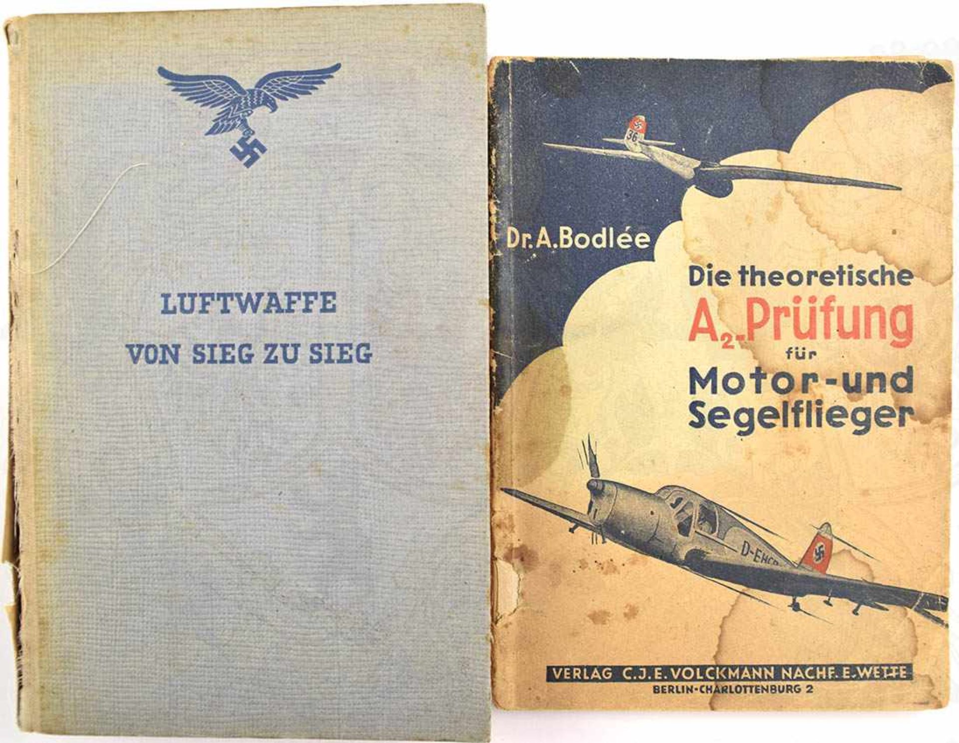 LUFTWAFFE VON SIEG ZU SIEG - VON NORWEGEN BIS KRETA, 1941, 222 S., Abb.; dazu „Die theoretische A2-