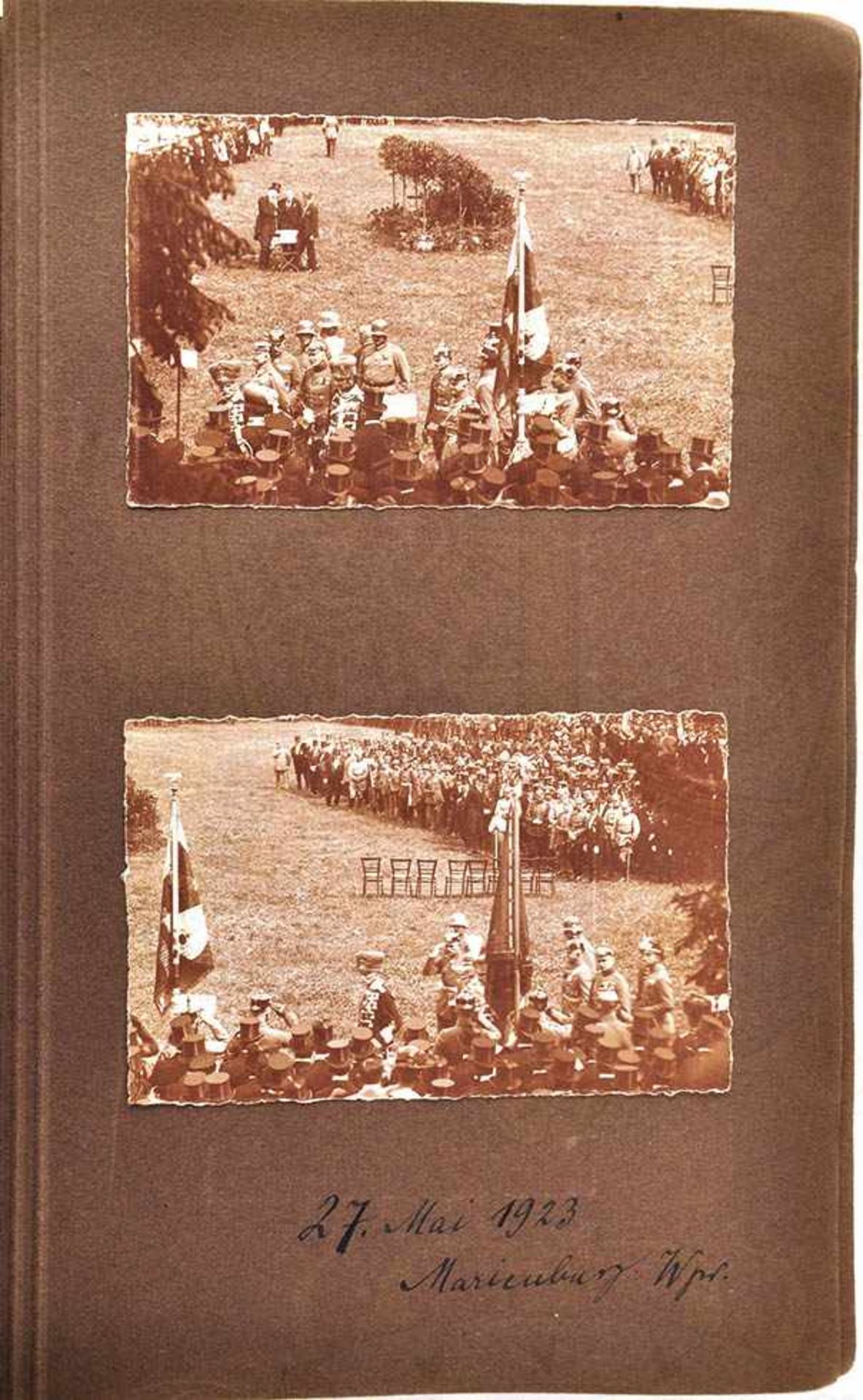 2 FOTOALBEN EINES LEUTNANTS, über 100 Fotos v. 1914-1923, 2. Garde-Fußart. Rgt., im WK FAR Nr. 85, - Bild 4 aus 4