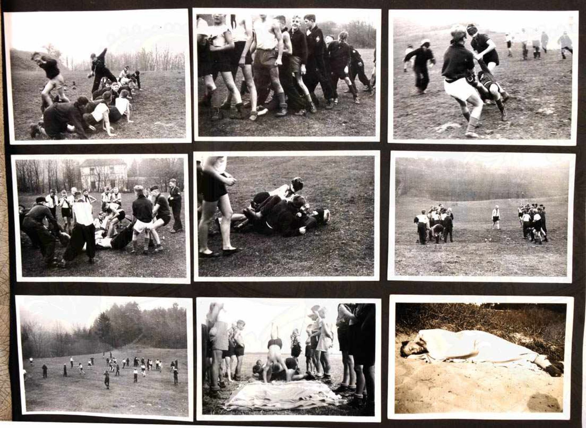 FOTOALBUM, DJ-Zeltlager Rohden/im Schneegrund, 1939, ca. 150 Aufnahmen, Lagerkommandant, HJ- - Bild 6 aus 9