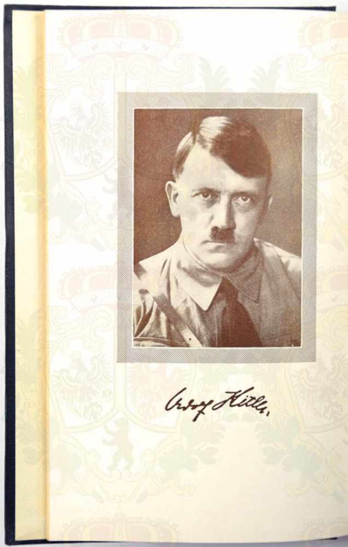 MEIN KAMPF, Adolf Hitler, Volksausgabe, Eher-Verlag, München 1933, 781 S., 1 Porträtbild, - Bild 2 aus 3