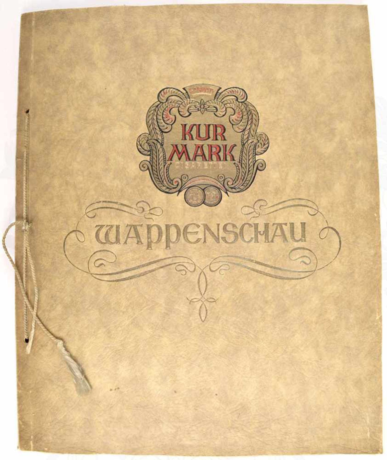 WAPPENSCHAU, kpl., Garbáty 1929, 1045 farb. Bilder, goldgepr. Karton