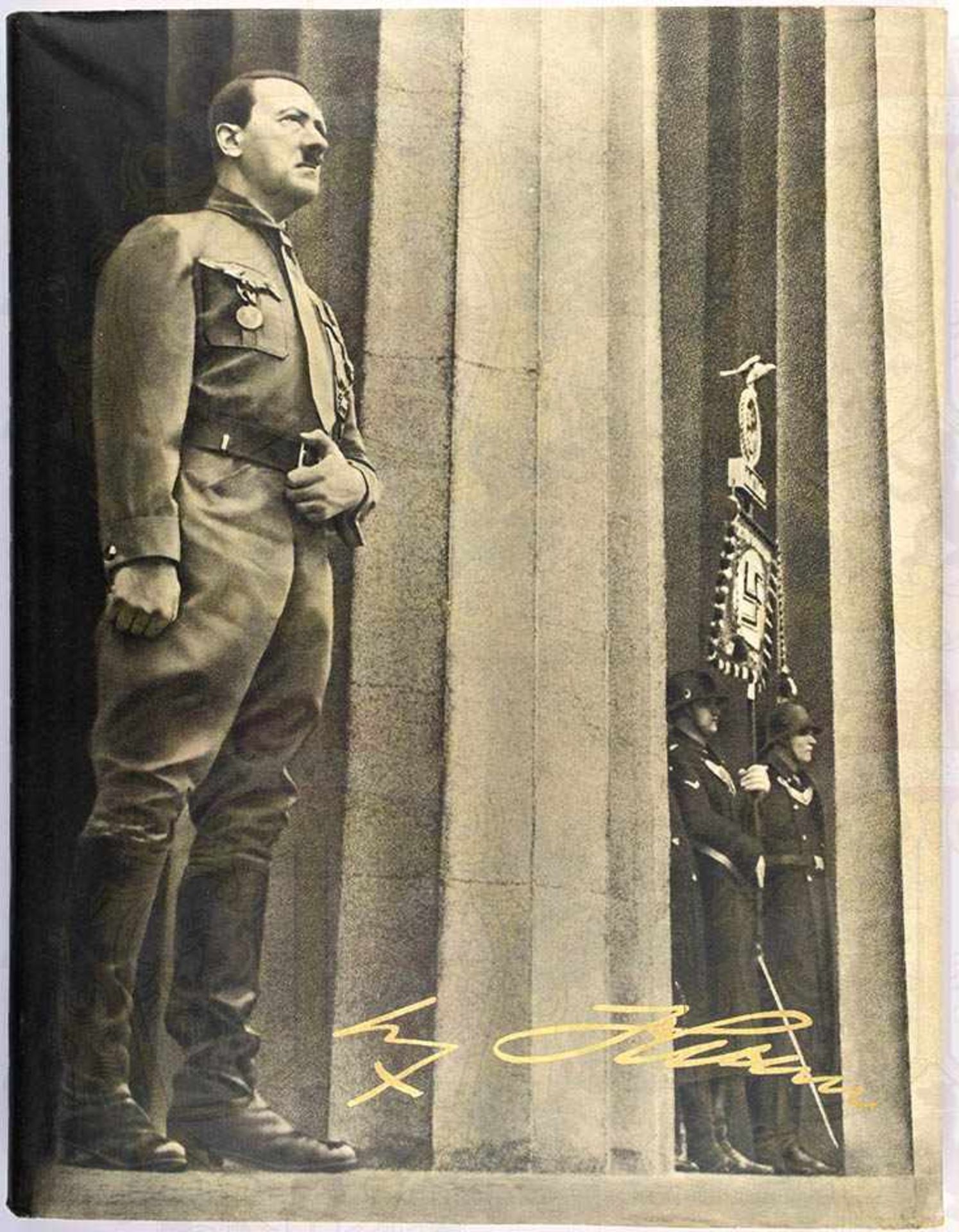 ADOLF HITLER, „Bilder aus dem Leben des Führers“, Reemtsma 1936, kpl., 200 Abb., goldgepr. HLn./