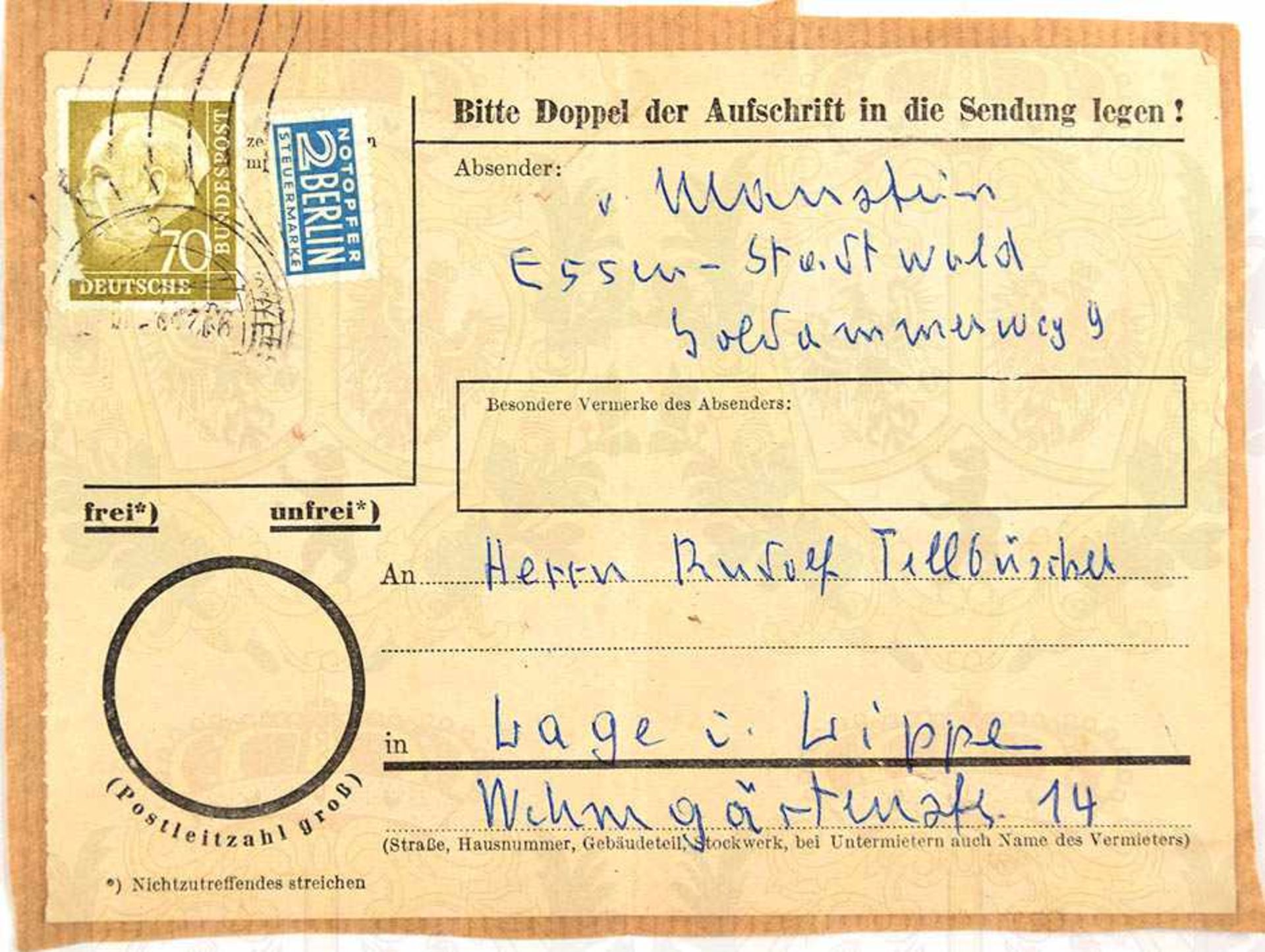 VON MANSTEIN, ERICH, (1887-1973), Generalfeldmarschall u. Oberbefehlshaber der Heeresgruppe Don,