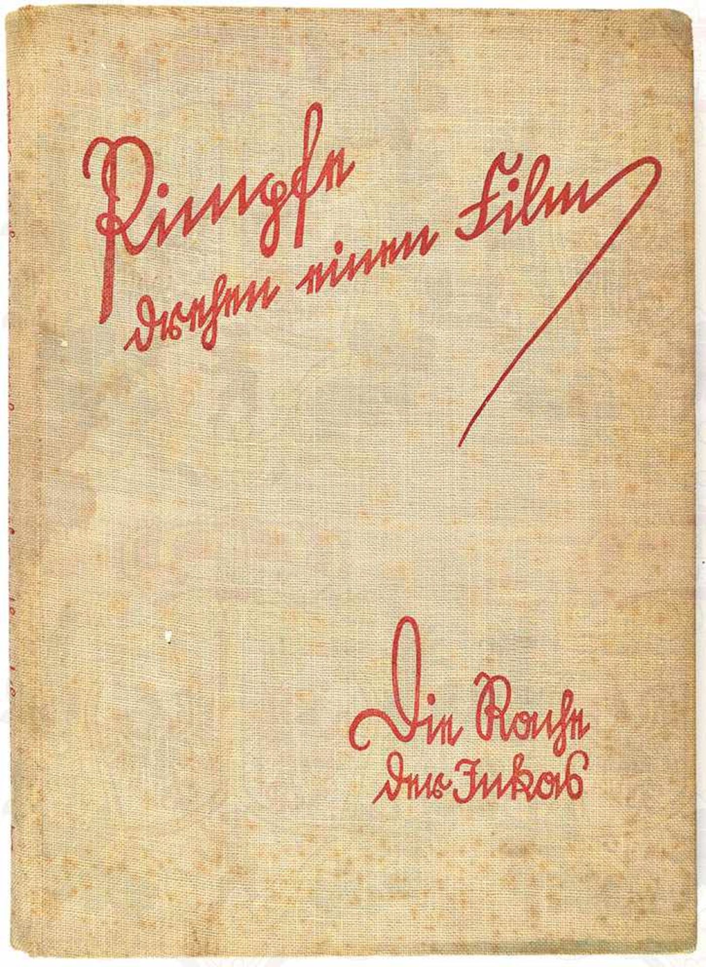 PIMPFE DREHEN EINEN FILM, „Die Rache der Inkas“, Stuttgart um 1938, 125 S., Abb., Ln., fleckig