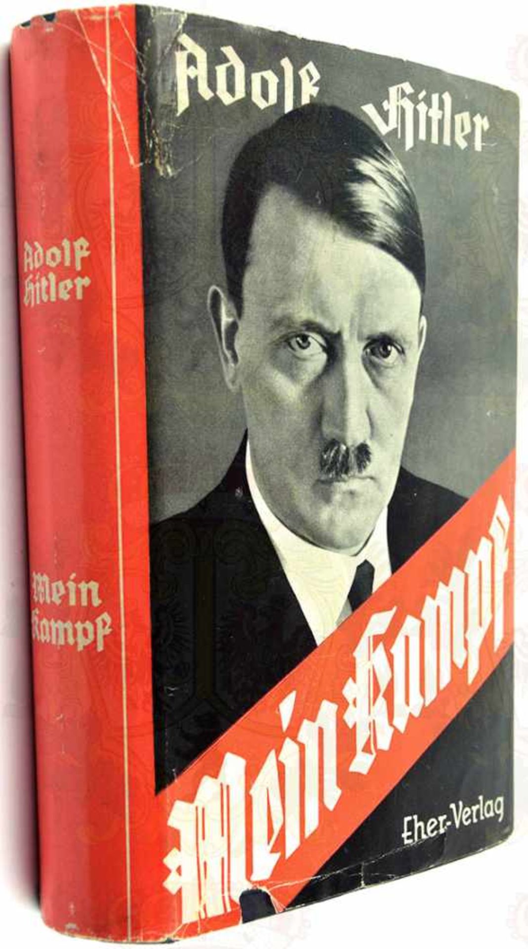 MEIN KAMPF, Adolf Hitler, Volksausgabe, Eher Verlag, München 1933, 781 S., 1 Porträtbild, blaues