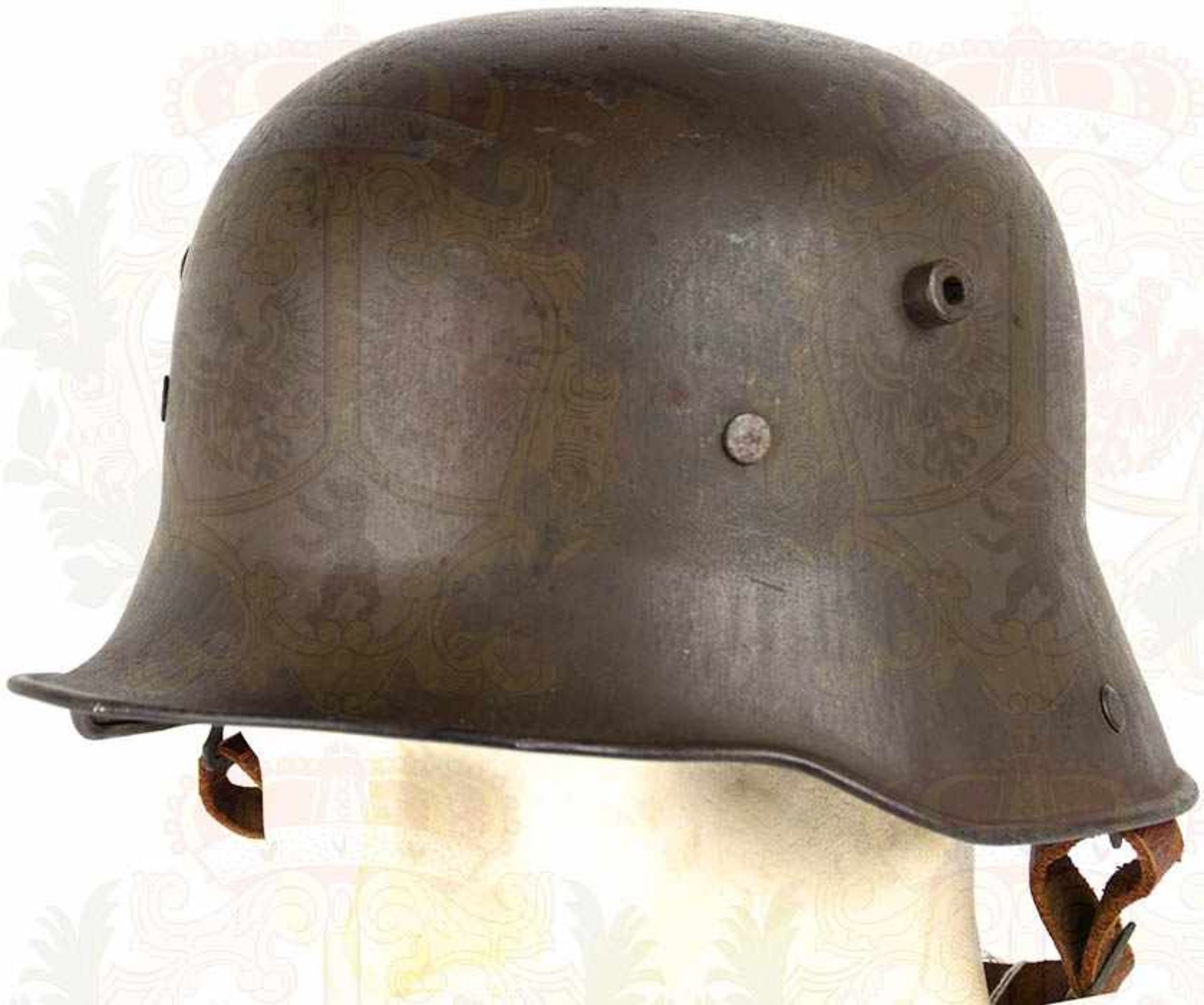 STAHLHELM M 16, Herst. „W 66“, (Hermann Weissenburger & Co., Stuttgart Cannstatt), feldgraue - Bild 2 aus 2