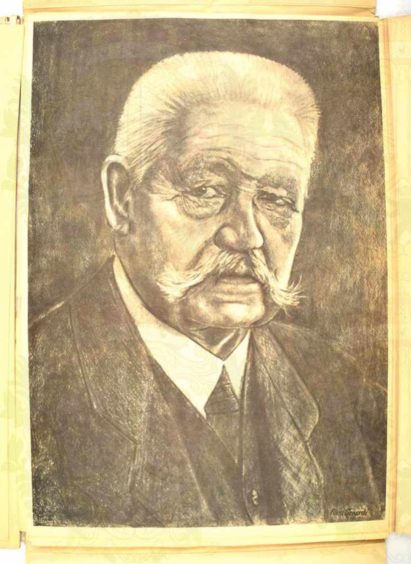 CHRONIK DES 3. REICHES, großf. Erinnerungsmappe d. Gau Essen 1934, m. Portraits nach - Bild 4 aus 4