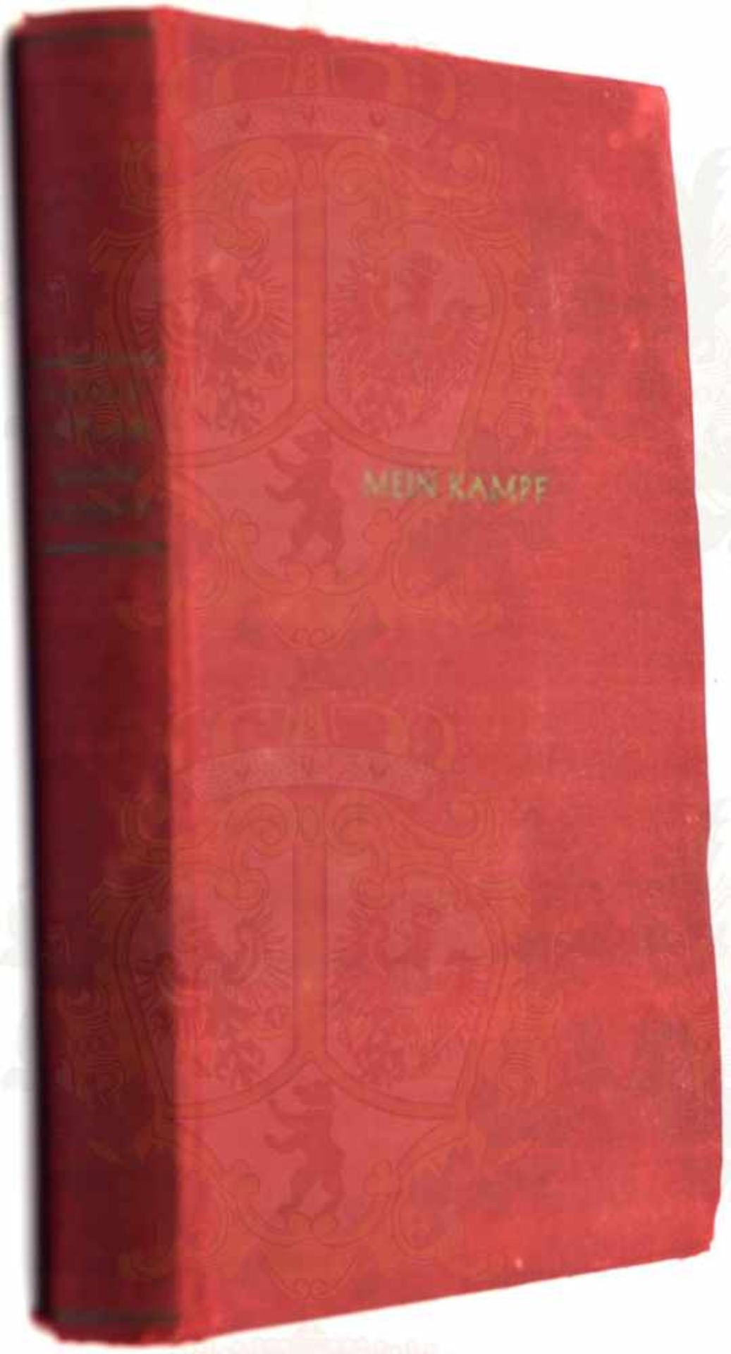 MEIN KAMPF, Adolf Hitler, Dünndruckausgabe, Eher-v. 1940, 1 Portrait, 781 S., kleinf. rotes Ln.