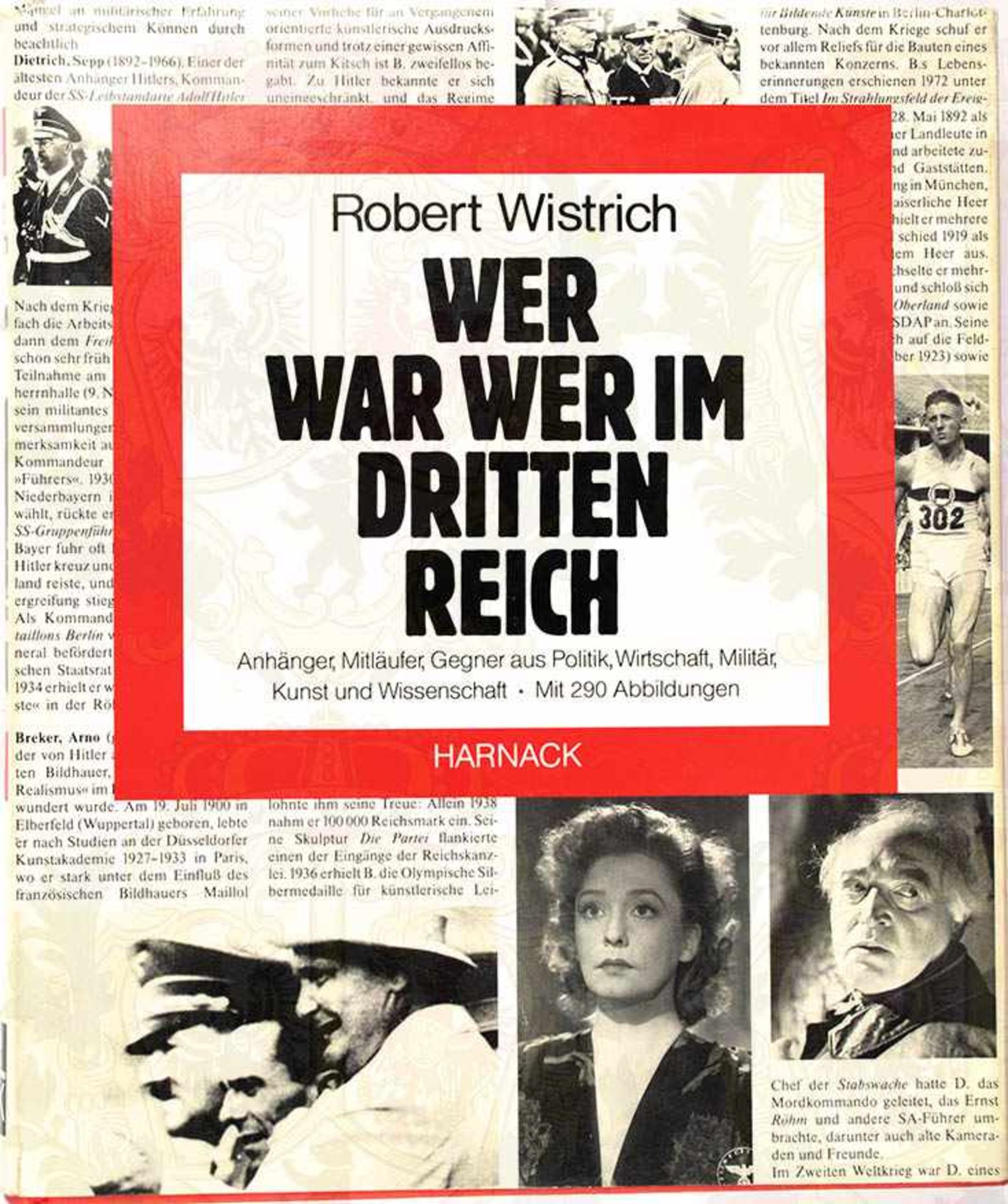 WER WAR WER IM 3. REICH, R. Wistrich, München 1983, zahlr. Fotos, Kurzbiographien, Register, 320 S.,