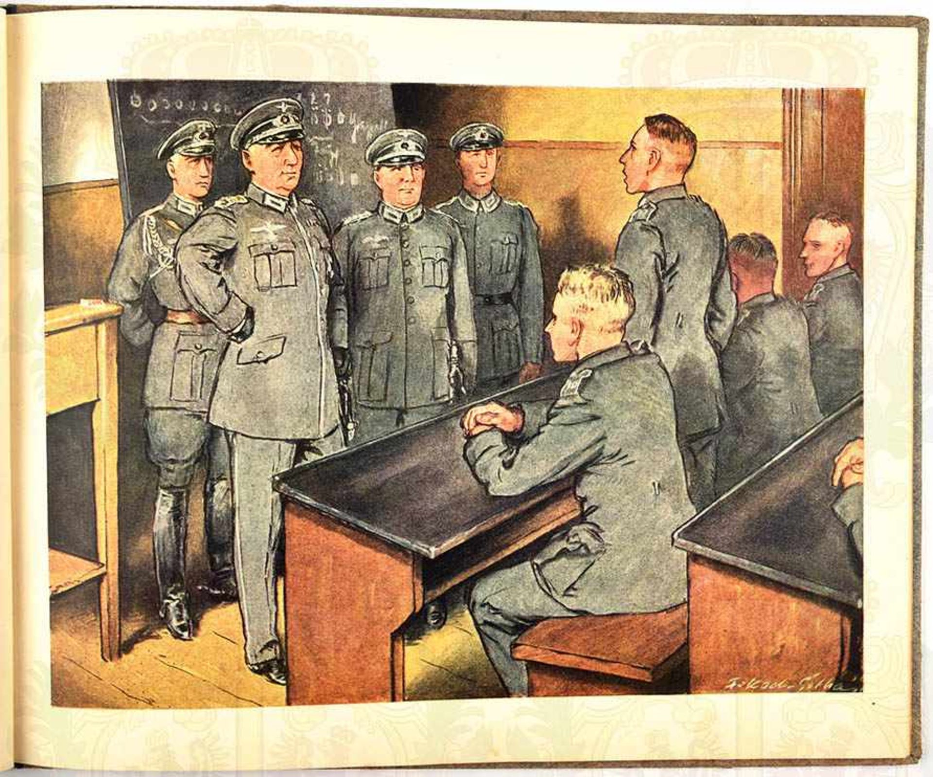 O WELCHE LUST, SOLDAT ZU SEIN!, „ein lustiges Soldaten-Bilderbuch“ (Kinderbuch), Alfred Hahns-V., - Bild 2 aus 2