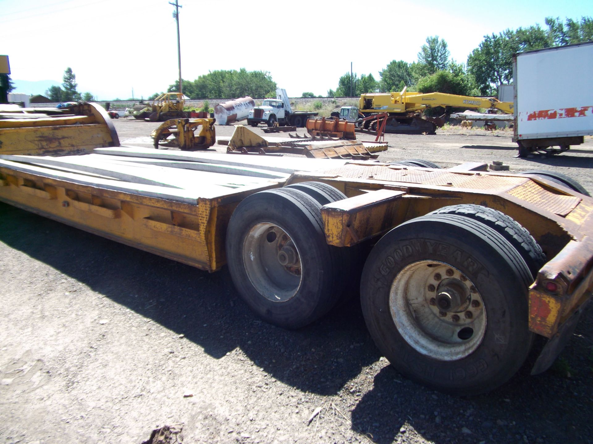 1963 Beal lowboy trailer 18' well - Image 2 of 4