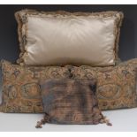 A pair of 'early 18th century' cushions,
