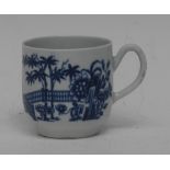 A Worcester Fence pattern coffee cup,