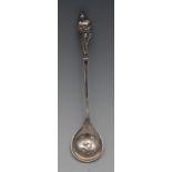 Cartier - an early 20th century silver commemorative baby spoon,