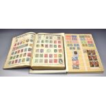 Stamps - Empire postage stamp album and well filled stock book.