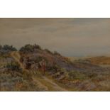 Alfred Parsons (1847-1920) Near the Coast, Norfolk signed, dated 1896, watercolour, 37.