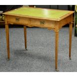 An Arts and Crafts oak writing table, c.