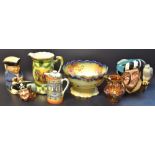 Ceramics - a Royal Doulton character jug, The Falconer, D6533; another, smaller,